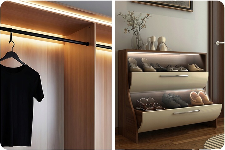 SAMOPRZYLEPNA TAŚMA LED NEON PASEK COB 12V NEUTRALNA 4000K 320diod /m