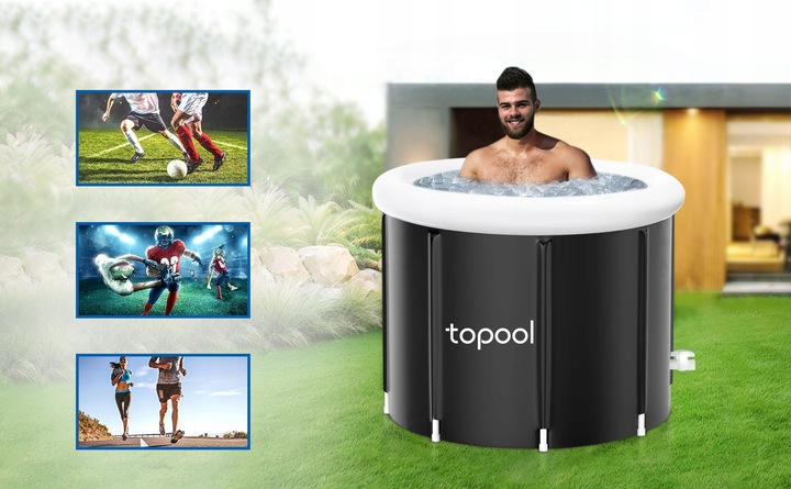 BASEN DO MORSOWANIA WANNA BECZKA PRZENOŚNY DO REGENERACJI KĄPIELE