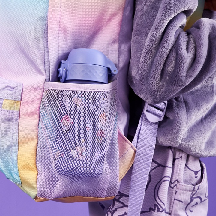 BUTELKA BIDON NA WODĘ DLA DZIEWCZYNKI FIOLET WROŻKA CZARODZIEJKA ION8 0,35