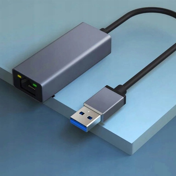 ADAPTER PRZEJŚCIÓWKA USB ETHERNET LAN RJ45 HUB KARTA SIECIOWA 1000MBPS