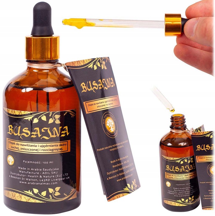 OLEJEK BUSAJNA - SKÓRA ROZCIĄGNIĘTA SUCHA 2x100ml 2 SZTUKI ZESTAW