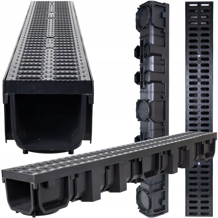 ODWODNIENIE LINIOWE GARAŻU A15 1,5t KORYTKO GRUBY RUSZT H105 WPUST