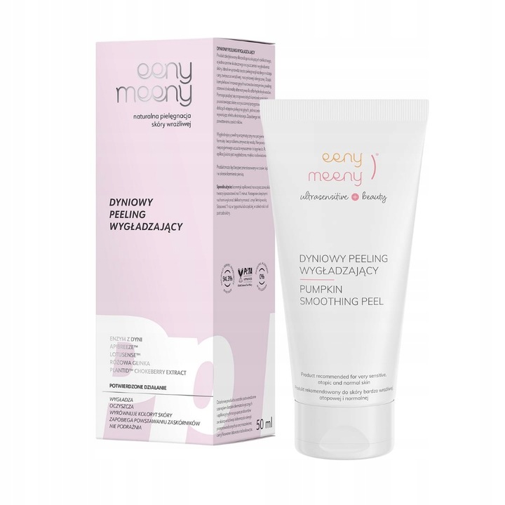 Dyniowy peeling wygładzający do twarzy eeny meeny 50 ml