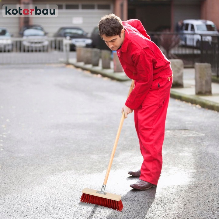 ZAMIATACZ ULICÓWKA MIOTŁA SZCZOTKA ZMIOTKA 30 CM KIJ DO ZAMIATANIA