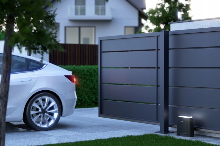 FORCE HiTron 230V NAPĘD DO BRAM PRZESUWNYCH do 800kg LAMPA LED, WiFi