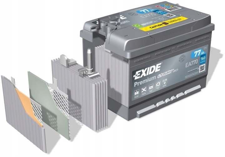 AKUMULATOR SAMOCHODOWY EXIDE PREMIUM 72AH 720A 72 AH EA722
