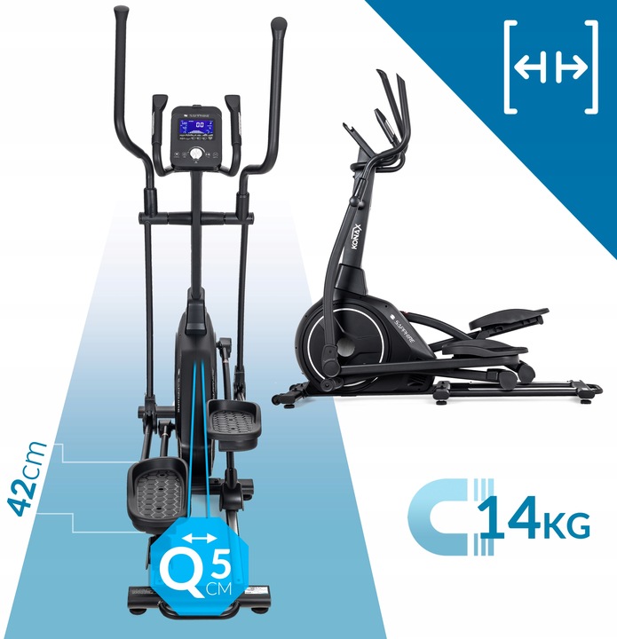 Orbi-trek TRENAŻER eliptyczny KONAX ELEKTROMAGNETYCZNY APLIKACJE do 150KG