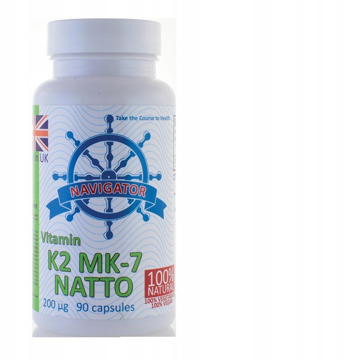 Suplement diety Navigator Supplements witamina k2 200 mcg kapsułki 90 szt.