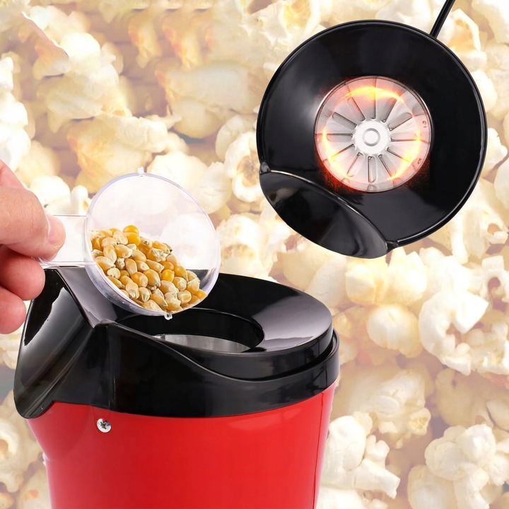 MASZYNA DO ROBIENIA POPCORNU DOMOWA MASZYNKA AUTOMATYCZNA URZĄDZENIE