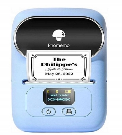 Phomemo M110 mini drukarka termiczna samoprzylepnych etykiet naklejek