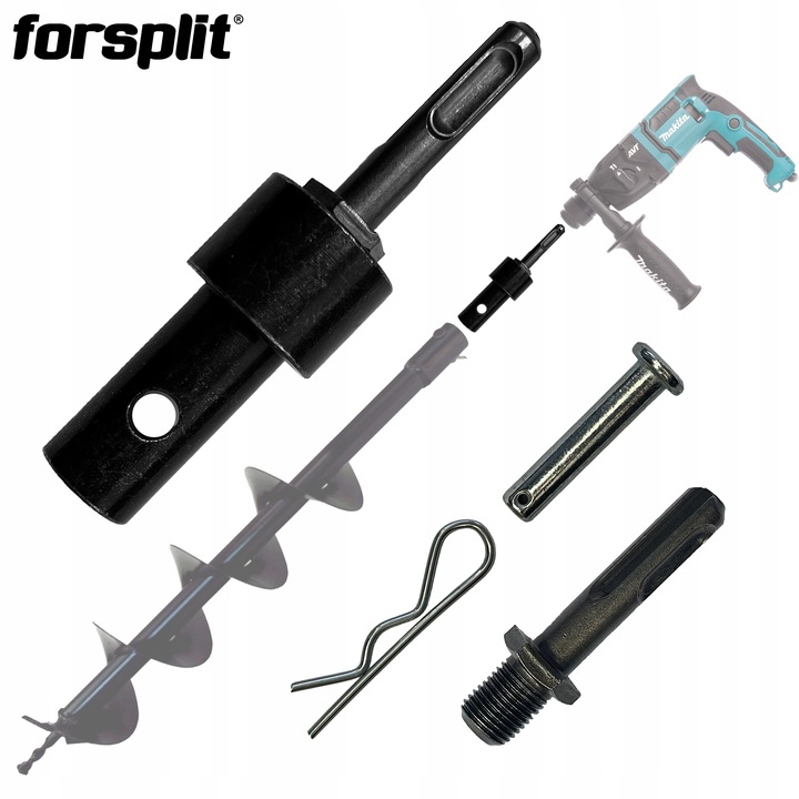 Adapter do wiertarki - Wiertarka SDS > Wiertło do gleby 20 mm / świder