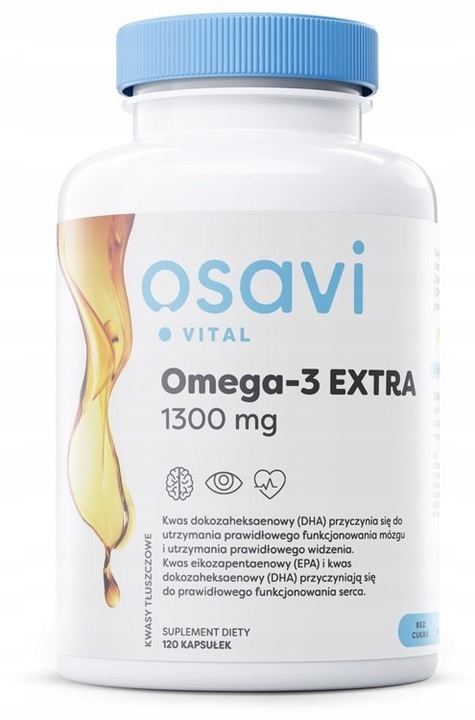 OSAVI OMEGA-3 EXTRA VITAL 1300MG CYTR 120 SOFTGELS