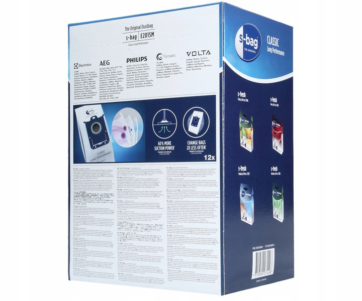 Worki S-Bag Classic 12szt + FILTR HEPA