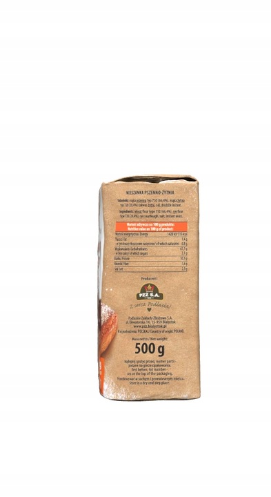 PZZ Mieszanka do wypieku chleba Pszenno-żytni Mix Zgrzewka 12 x 500g GOTOWA