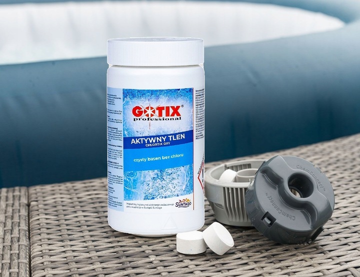 Aktywny Tlen do Basenu Jacuzzi SPA Chemia Basenowa bez Chloru Tabletki 1KG
