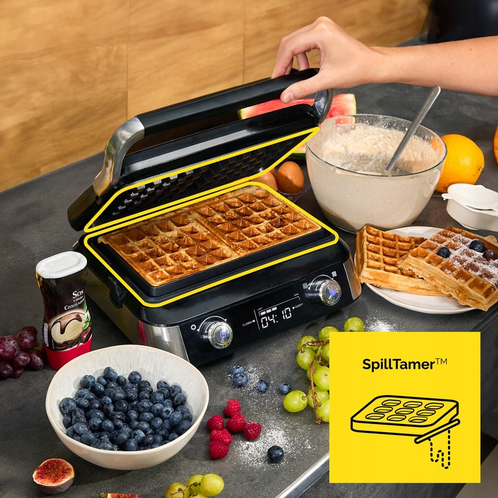 Gofrownica Yoer 2 duże gofry +5 automatycznych prog. + Regulacja