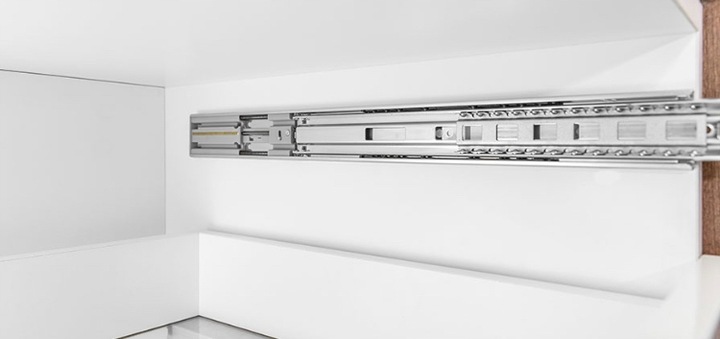 Prowadnica GTV VERSALITE PLUS kulkowa H45 550mm cichy domyk