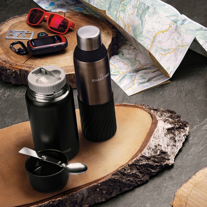 TERMOS NA ZUPĘ Próżniowy OBIADOWY ŁYŻKA Turystyczny Konighoffer Alpha 750ml