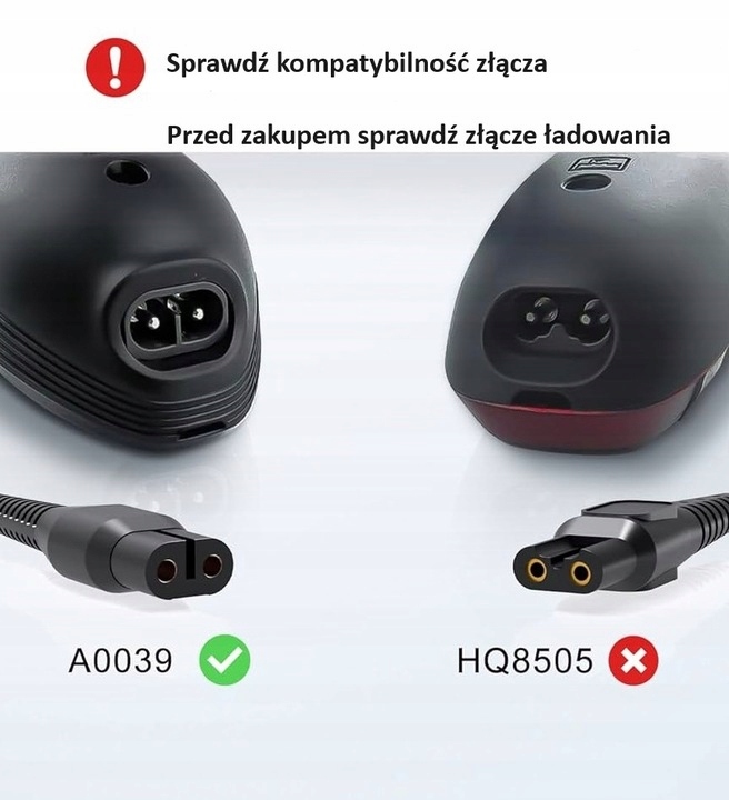 ŁADOWARKA ZASILACZ DO GOLAREK PHILIPS ONEBLADE A00390 QP2510 QP2511