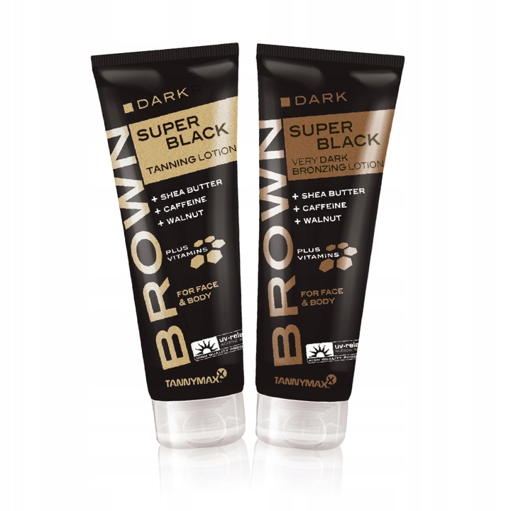 Super Black B.Mocny przyspieszacz opalania do solarium z masłem shea