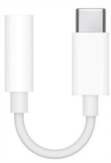 Oryginalny ADAPTER PRZEJŚCIÓWKA APPLE USB-C - JACK 3,5MM iPhone 15 PRO MAX