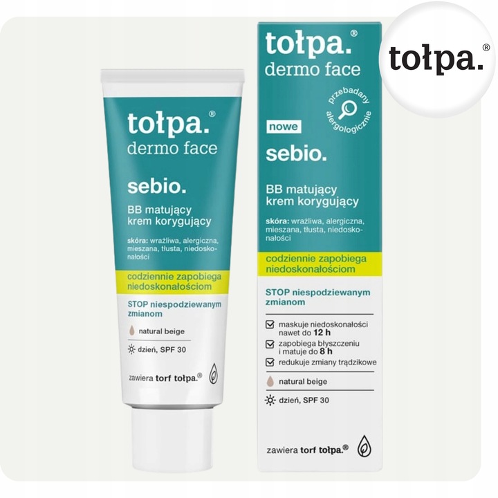 Krem Matujący Korygujący Dermo Face Sebio SPF30 Sebio 40ml