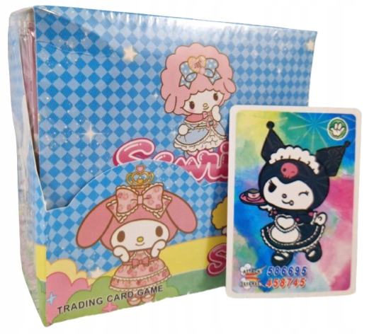 KARTY KUROMI BOOSTER BOX 288 KART 36 SASZETEK MEGA ZESTAW SANRIO
