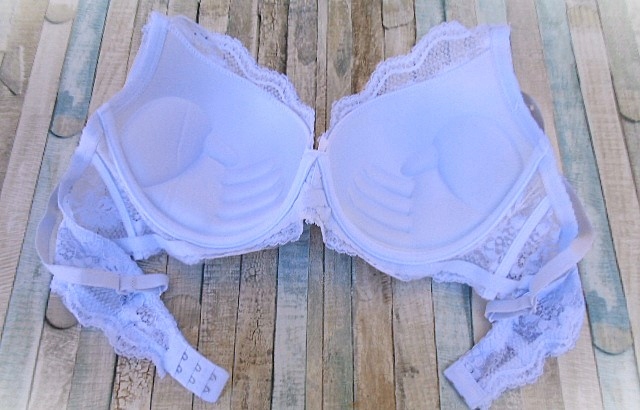 80-95 / biustonosz z push- up koronkowy 85C usztywniany kolory 8076