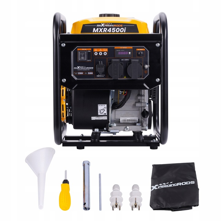 3.5KW Agregat Prądotwórczy Generator Inwertorowy 26kg 2x USB Gniazda