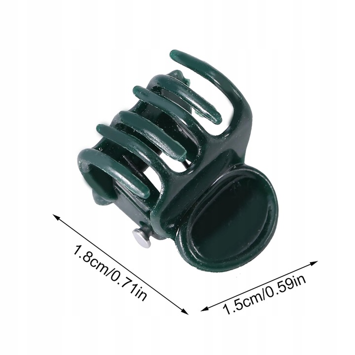 KLIPSY SPINKI DO ROŚLIN STORCZYKÓW CIEMNOZIELONE 100 SZT