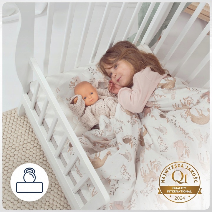 Materac 140x70 TWARDY ŚREDNIO PREMIUM PIANKOWY Materac do Łóżeczka 140x70