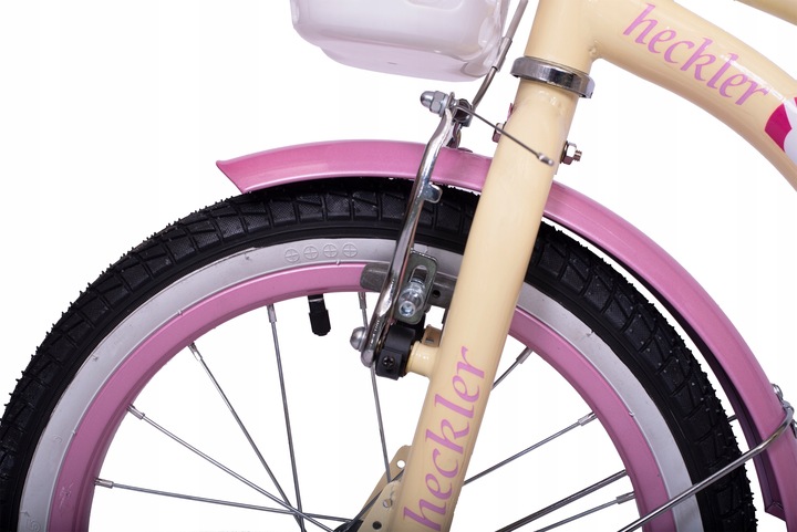 Rowerek dziecięcy Heckler Rainbow 16" White / Yellow