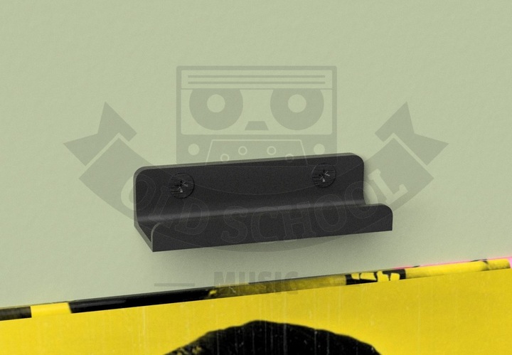 4x Wieszak BEZ WIERCENIA ŚCIENNY na WINYLE płyty winylowe Stojak