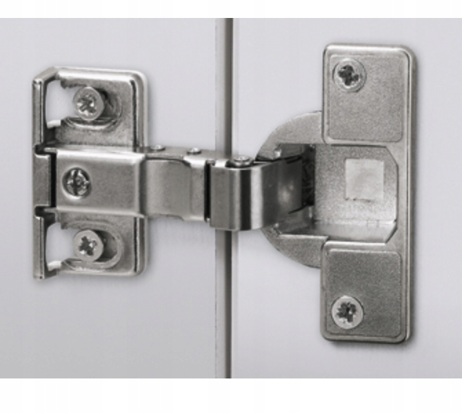 Zawias specjalny - ET582 do zabudowy lodówek z prowadnikiem HETTICH