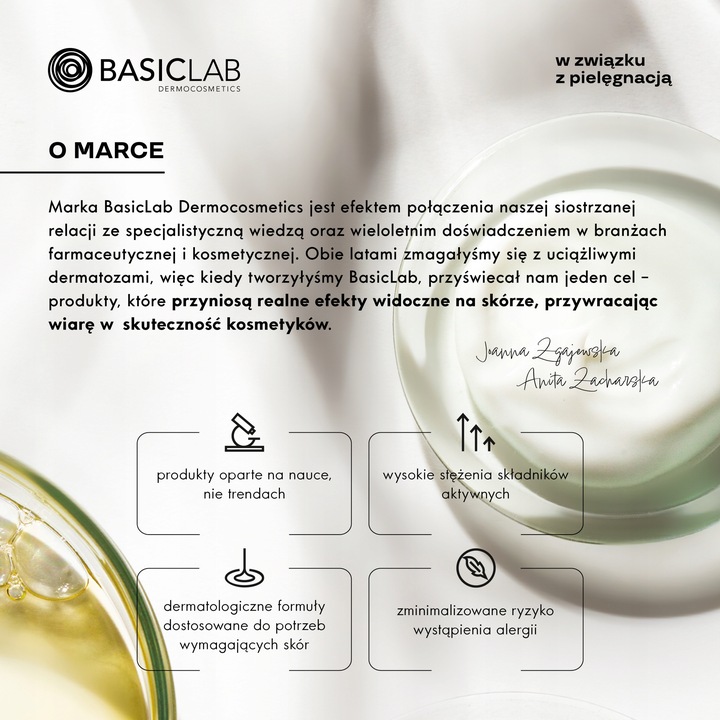 BasicLab Nawilżający Krem do Twarzy pod Makijaż Lekka Konsystencja 75 ml