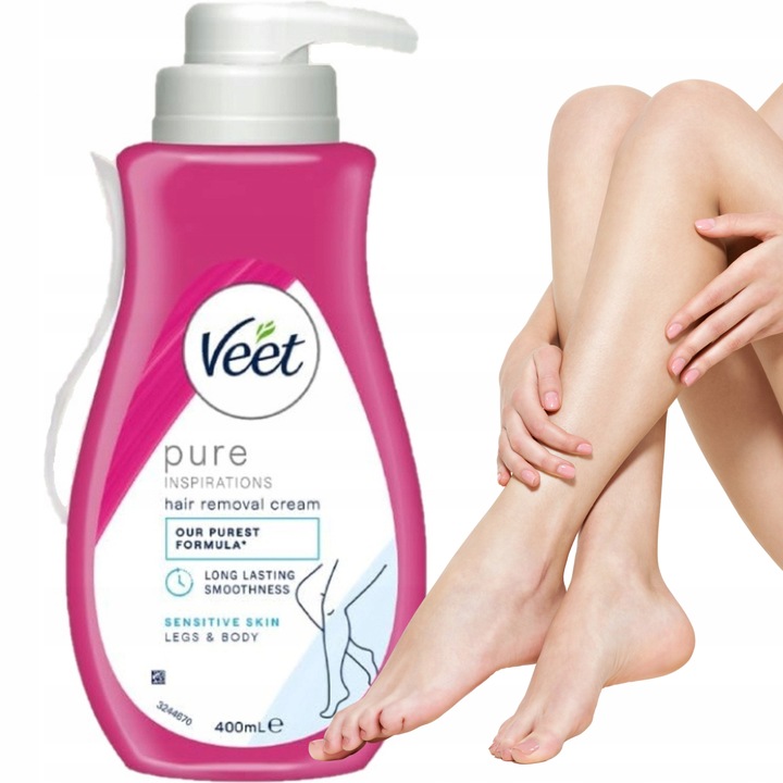 VEET Krem do depilacji skóra wrażliwa 400 ml Nawilżający z Aloesem