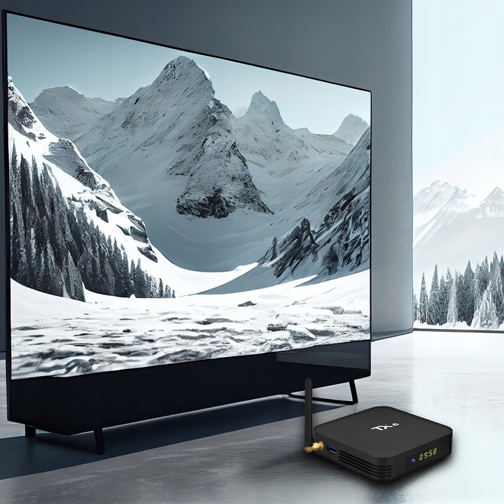 SMART TV BOX TX6 ANDROID 9 PRZYSTAWKA TV KODI 4/32 GB