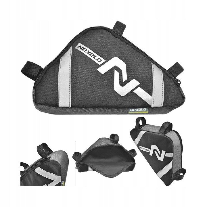 Torba rowerowa na rower sakwa pod siodełko ramę do roweru pojemna odblaski