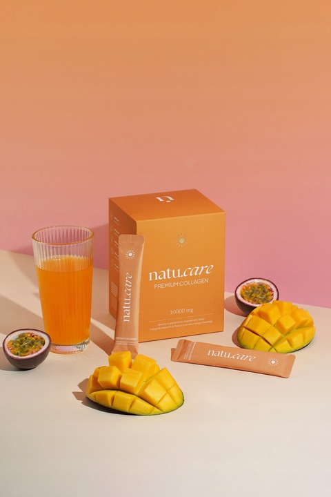 Kolagen Rybi Do Picia Na stawy w Proszku 10000 mg Natu Care Mango-Marakuja
