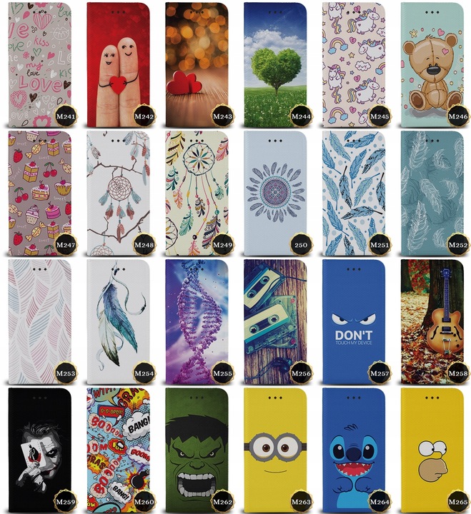 Etui do Samsung Galaxy A15 4G / A15 5G +Szkło WZORY