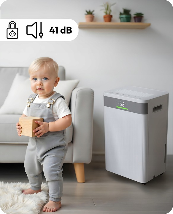 Osuszacz powietrza VELAIR LUMEA X 20l/24h WiFi +TIMER pochłaniacz