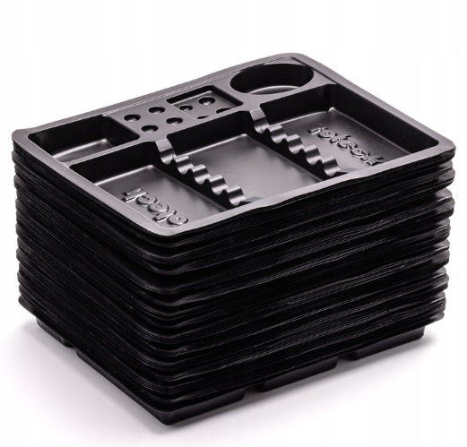 TACKI STOMATOLOGICZNE JEDNORAZOWE CZARNE 19x15cm - 100szt