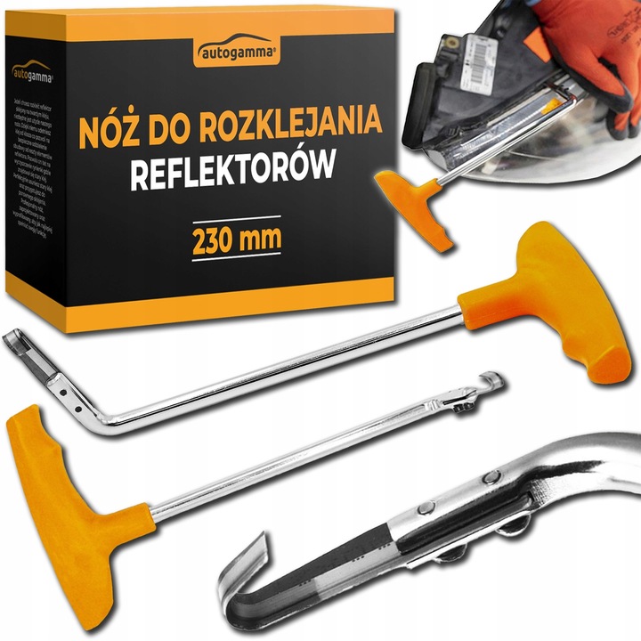 Nóż do Rozklejania Reflektora Lamp Twardy Klej Regeneracja Reflektorów