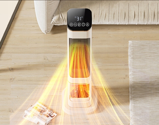 Grzejnik Wentylator podłogowy Farelka 2000W MOCNY TERMOWENTYLATOR 2W1 3D