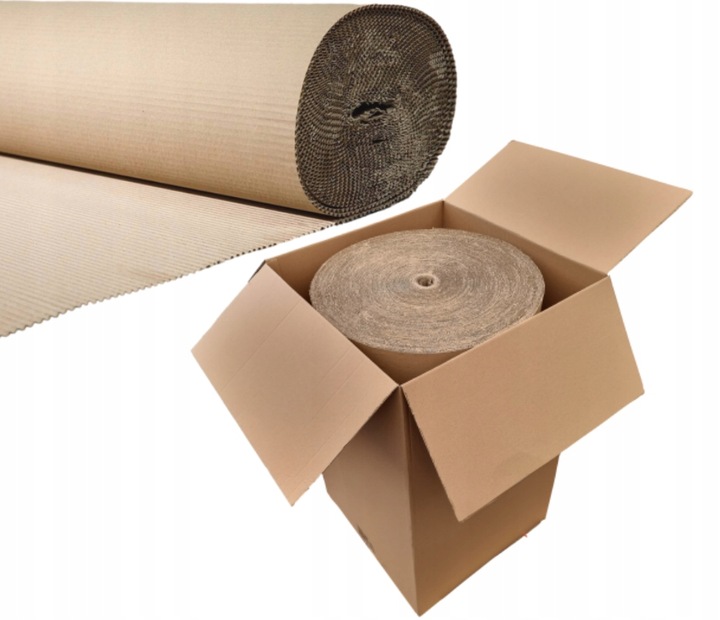 Tektura falista w rolce 1x100m 100mb REALNY NAWÓJ JAKOŚĆ