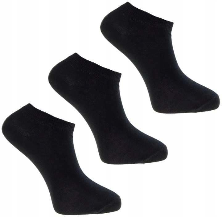 12x Niskie Skarpetki Męskie Stopki Skarpety Bawełniane Czarne MORAJ 39-42