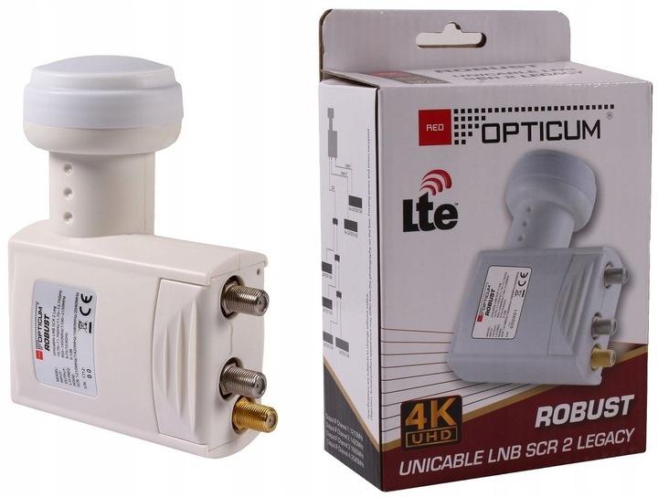 Konwerter Satelitarny Unicable 4K Canal+ Ultrabox Polsat Evobox