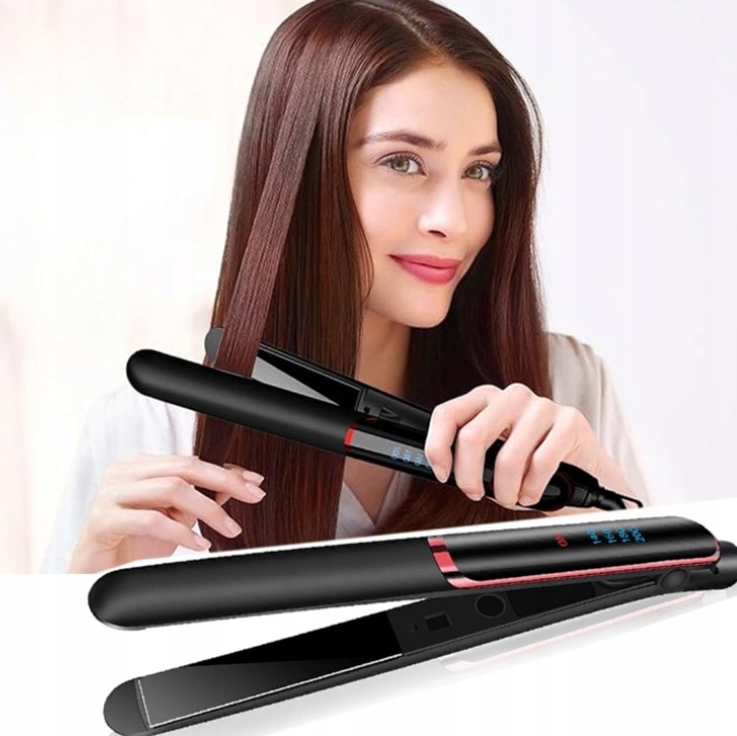 PROSTOWNICA DO WŁOSÓW JONIZACJA CERAMICZNA KRĘCI WŁOSY 2w1