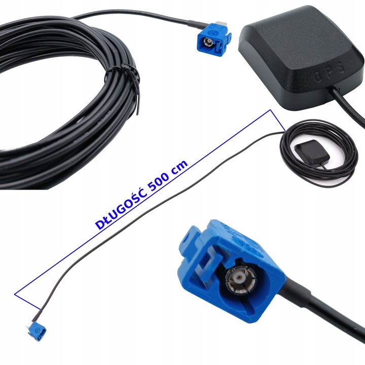 Antena GPS FAKRA Mercedes Skoda Seat VW RNS Audi RNS-E RNS-D BNS 5.0