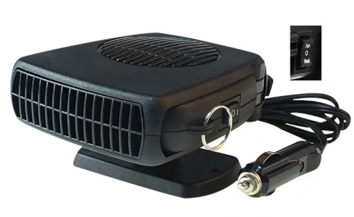 GRZEJNIK SAMOCHODOWY FARELKA NAGRZEWNICA DMUCHAWA NA SZYBE DO AUTA 12V 200W